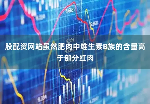 股配资网站虽然肥肉中维生素B族的含量高于部分红肉